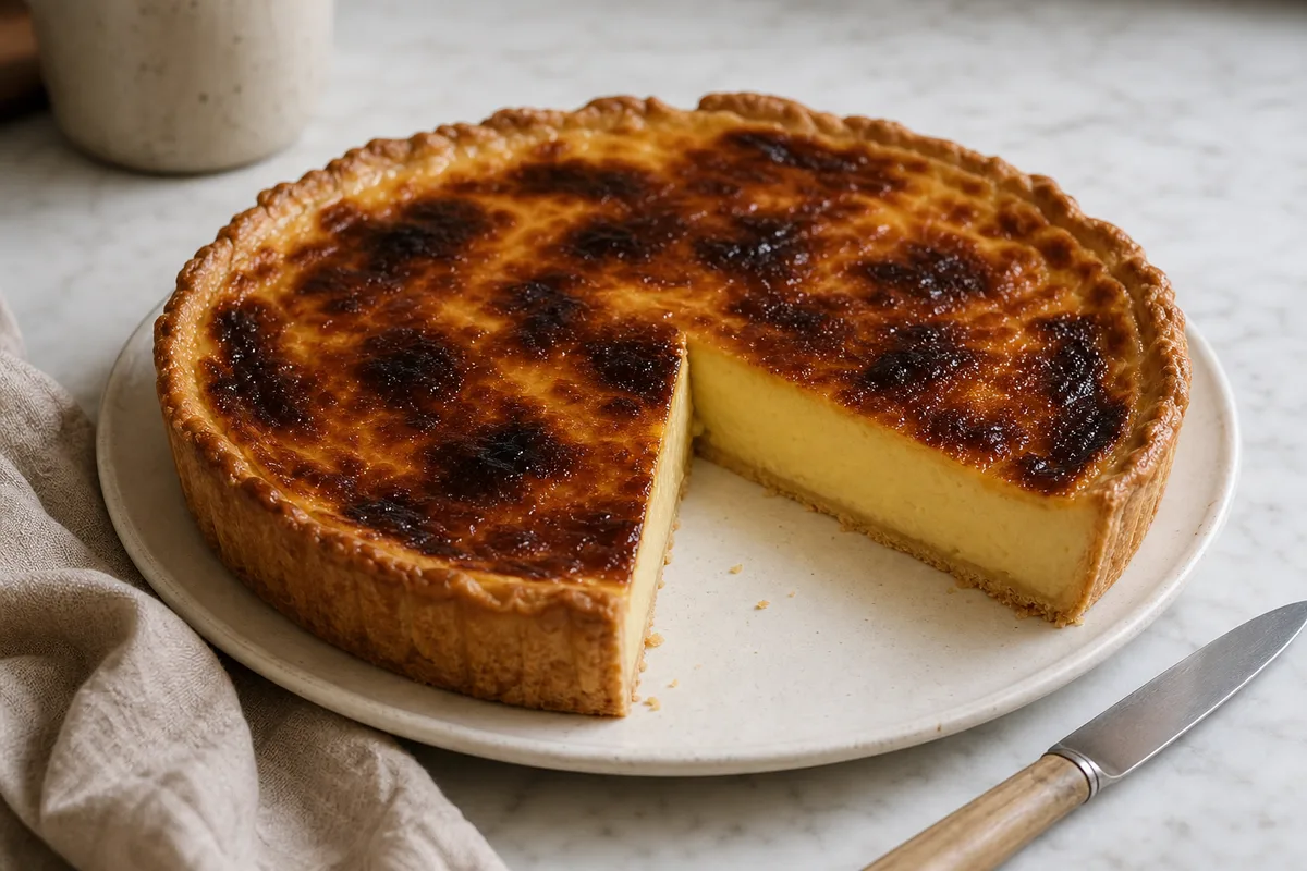 Flan pâtissier maison : crémeux et net à la coupe