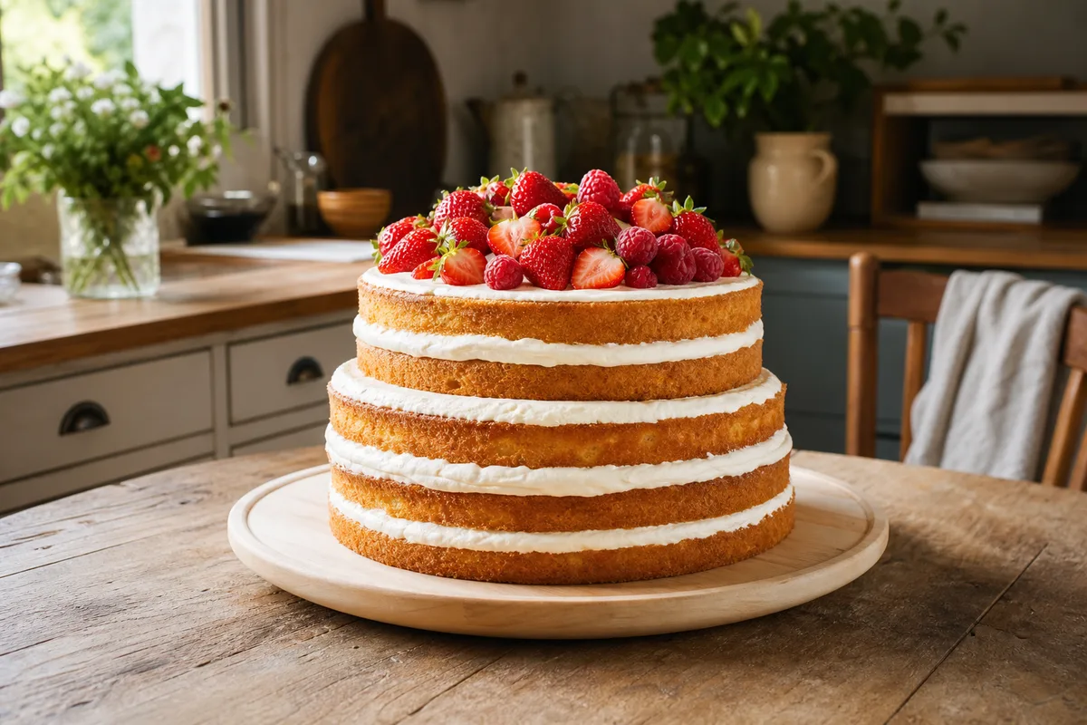 Naked cake : le gâteau d'anniversaire facile et bluffant
