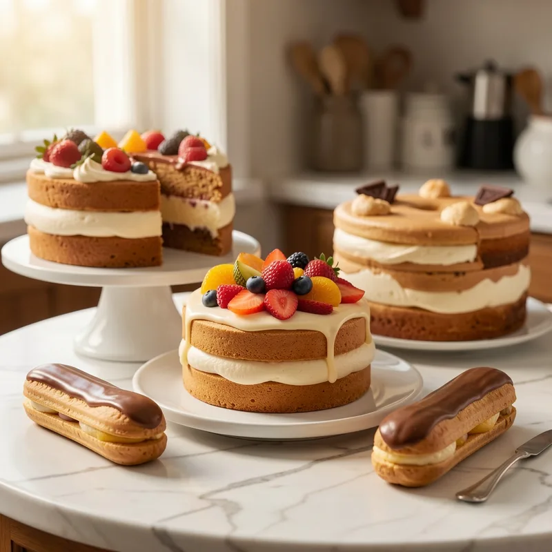 Éclairs au café maison : pâte à choux, crème pâtissière et glaçage réussis